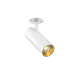 tubular 60 besa plate white with gold baffle