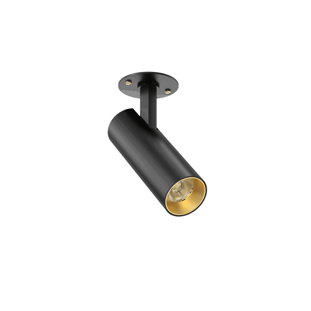 tubular 40 besa plate black with gold baffle