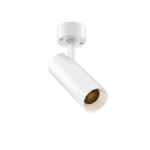 tubular 60 surface mount adjustable white honeycomb with white baffle