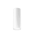 tubular 60 surface mount fixed white with white baffle