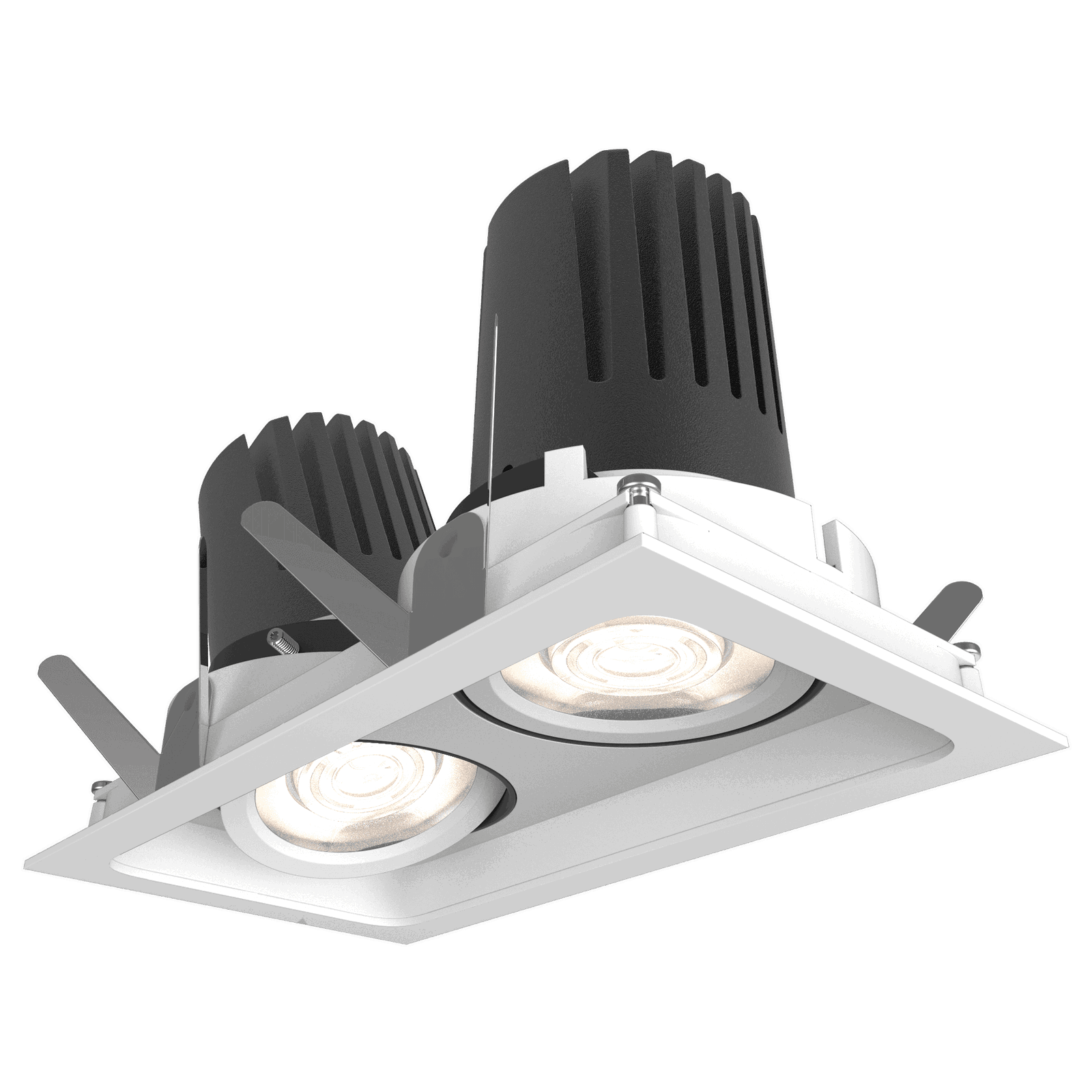 View 50 Square Double Downlight